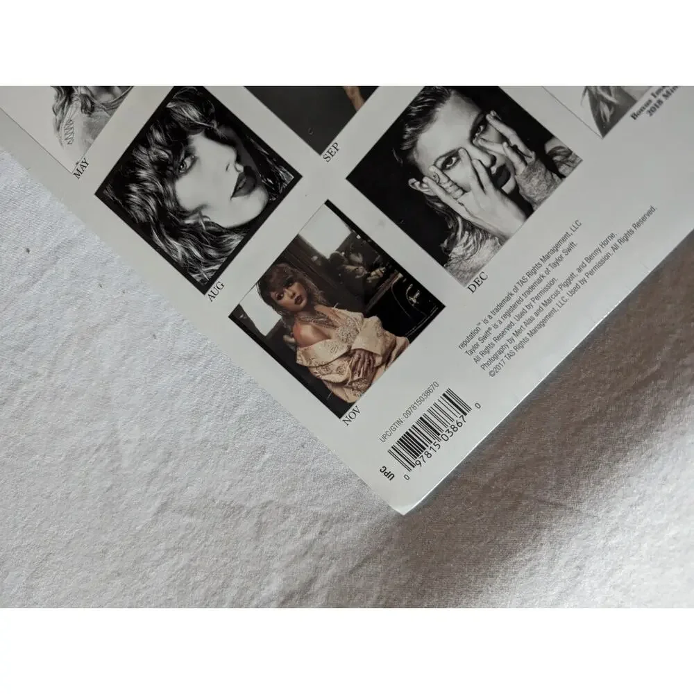Taylor Swift Reputation Calendar 2019 Sealed Never Used